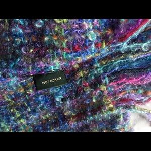 Mohair scarf from Ireland pretty colors and warm
